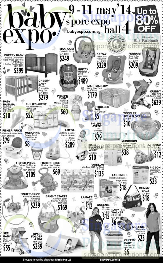 7 May Car Seats, Cots, Walker, Floor Seat, Play Yard, Maxi-Cosi, Ferrari, Quinny, Philips Avent, Cheery Baby, Lamaze