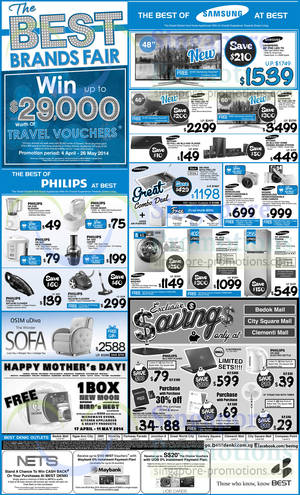 Featured image for (EXPIRED) Best Denki TV, Notebooks, Digital Cameras & Other Electronics Offers 25 – 28 Apr 2014