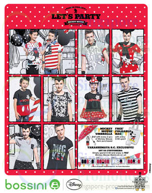 Featured image for Bossini NEW Let’s Party Mickey Mouse Collection 16 Apr 2014