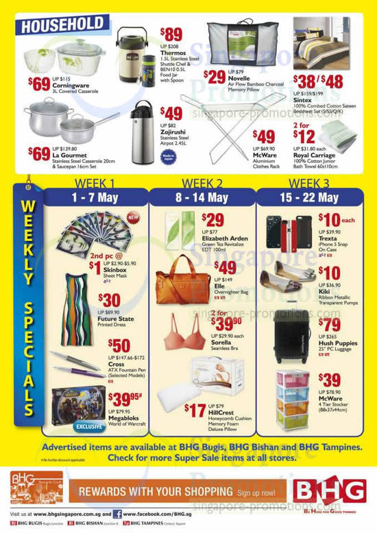 (Bugis, Bishan, Tampines) Household, Weekly Specials