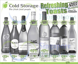 Featured image for (EXPIRED) Cold Storage Wines 4 Days Promo Offers 17 – 20 Apr 2014