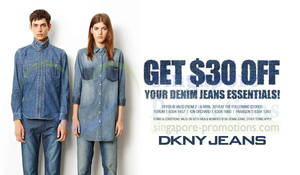 Featured image for (EXPIRED) DKNY Jeans $30 Off Promo 2 – 6 Apr 2014