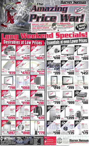 Featured image for (EXPIRED) Harvey Norman TVs, Notebooks, IT Gadgets & Appliances Offers 18 – 20 Apr 2014