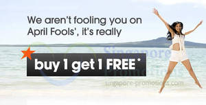 Featured image for (EXPIRED) Jetstar Airways Buy 1 Get 1 FREE Air Fares ONE Day Promo 1 Apr 2014