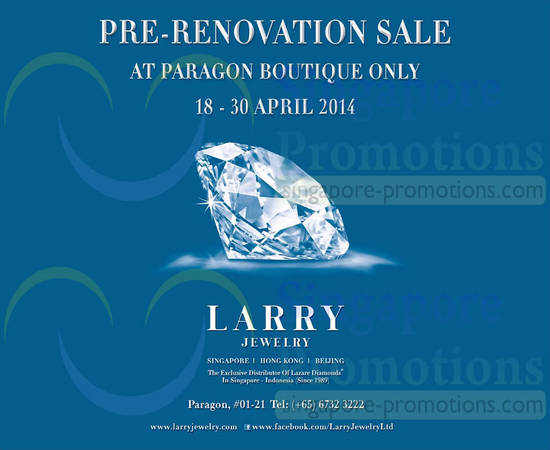 Larry Jewellery 18 Apr 2014