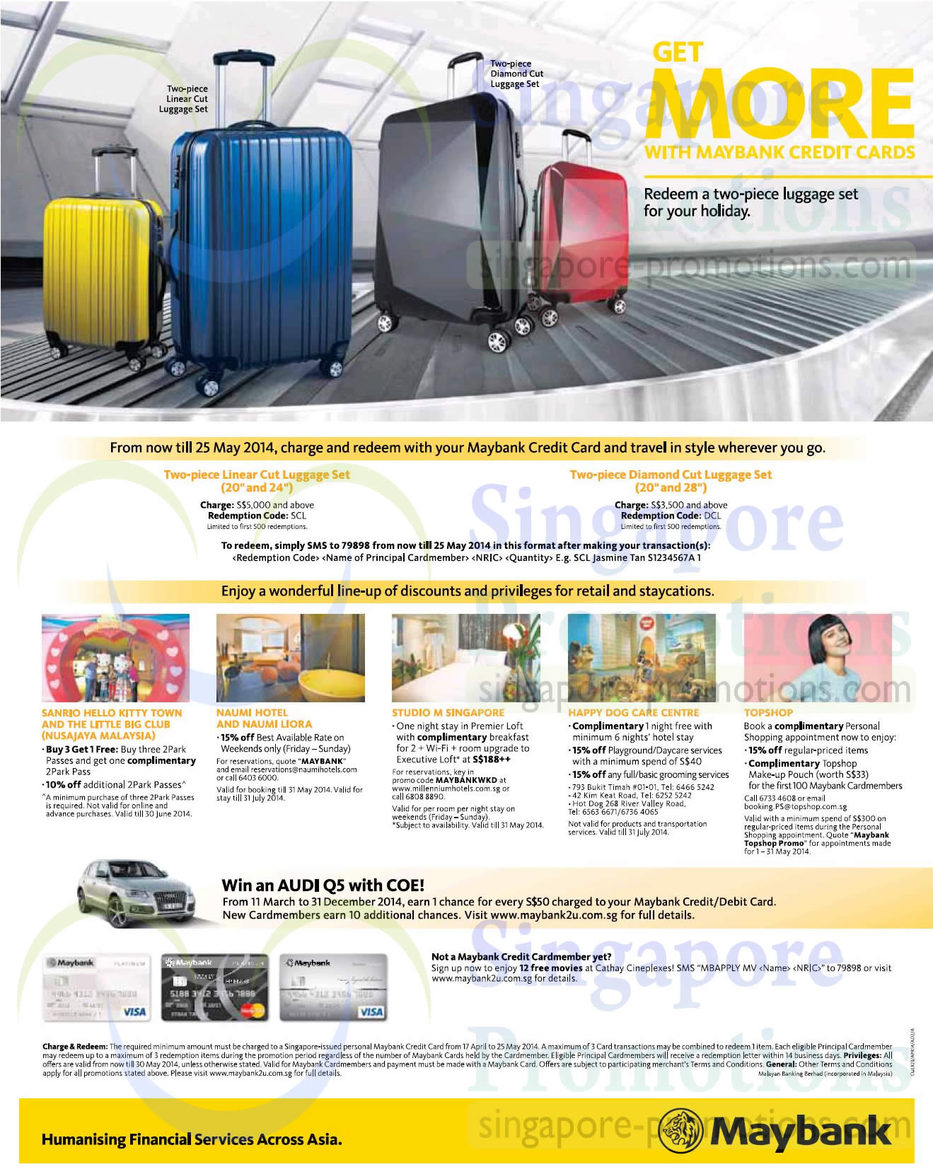 Maybank 29 Apr 2014 » Maybank Credit Cards FREE Luggage ...