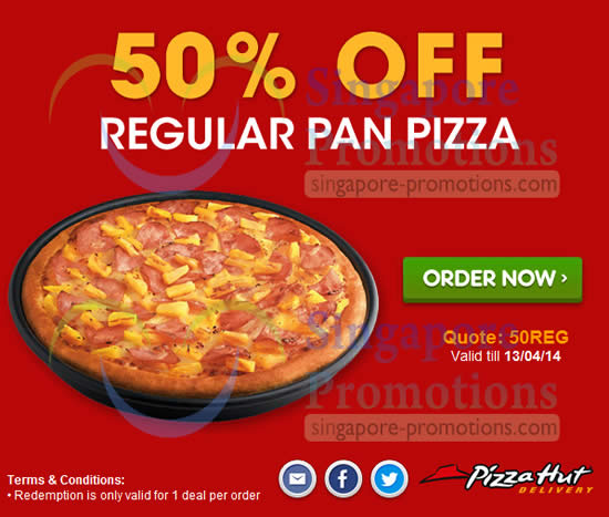 Pizza promo store code