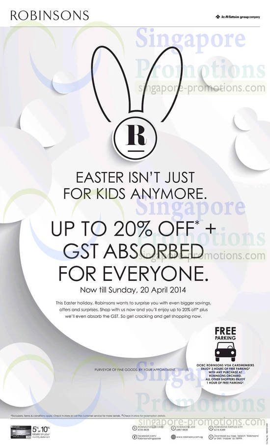 Robinsons Easter Promotion 17 Apr 2014