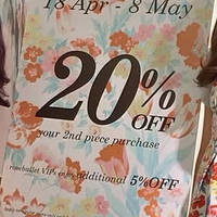 Featured image for (EXPIRED) Rosebullet 20% OFF 2nd Piece Promo @ Wheelock Place 18 Apr – 8 May 2014