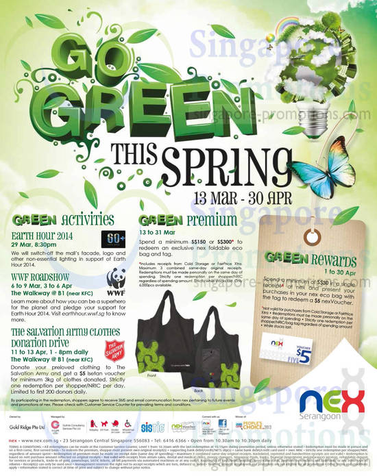 Salvation Army Clothes Donation Drive, Green Rewards