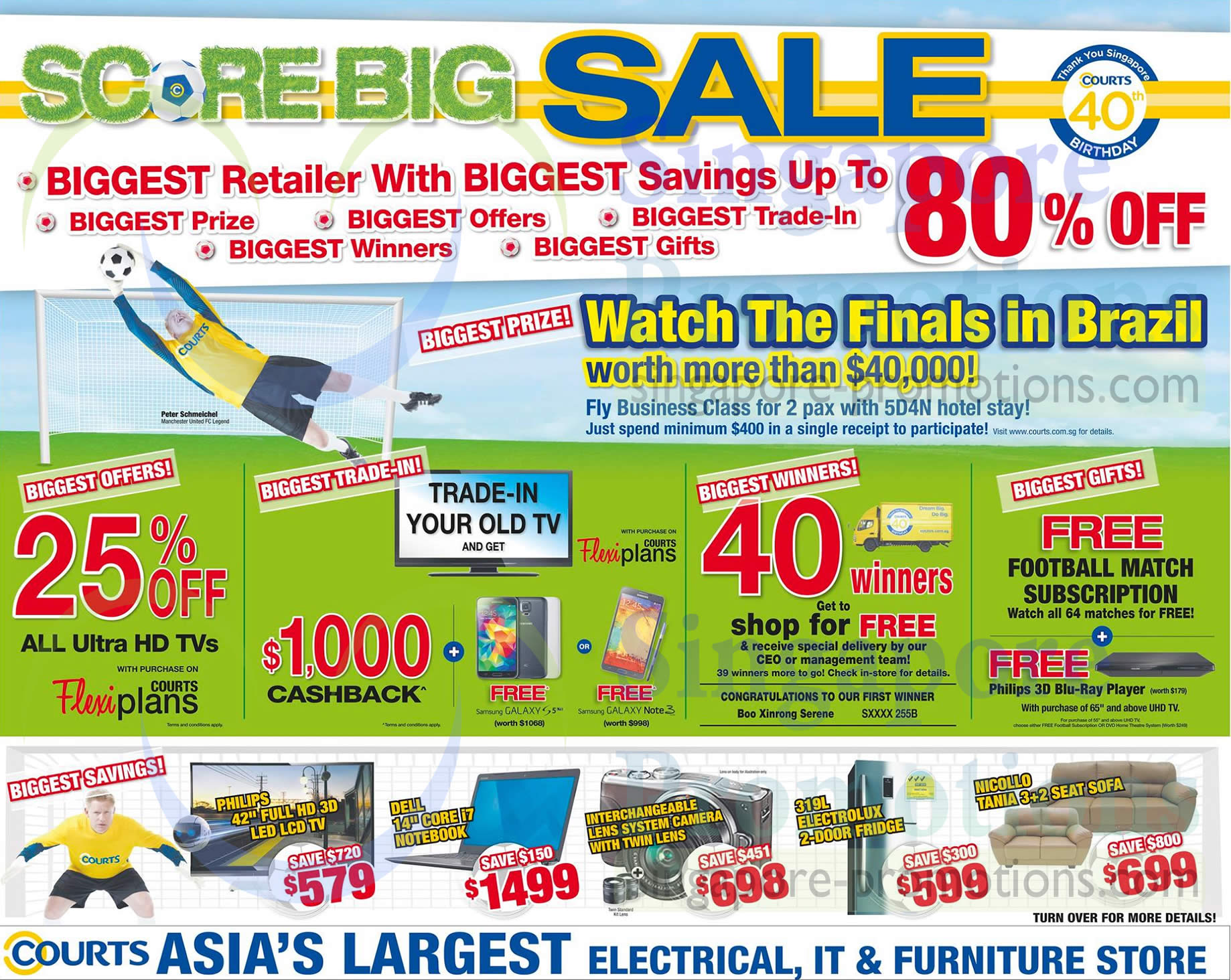 Featured image for Courts Score Big Sale Offers 12 - 13 Apr 2014