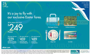 Featured image for (EXPIRED) SilkAir Easter Promotion Air Fares 4 – 20 Apr 2014