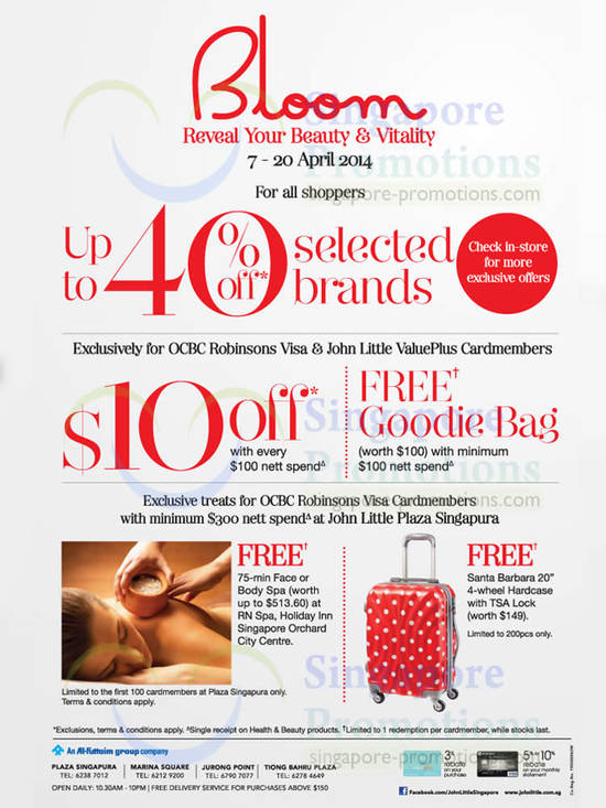 Storewide Promotions, Free Gifts, Discounts