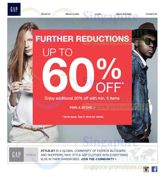 13 Jun Gap Further Reductions Up To 60 Percent Off