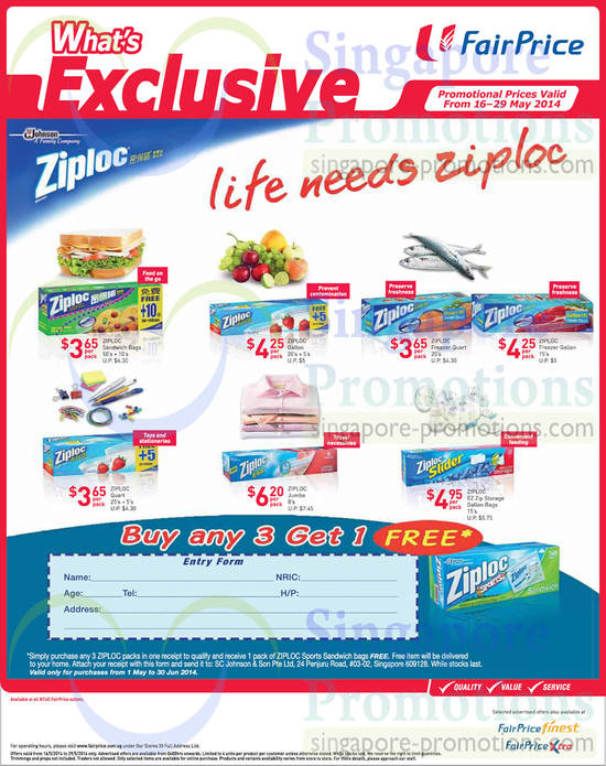 16 May Ziploc Bags