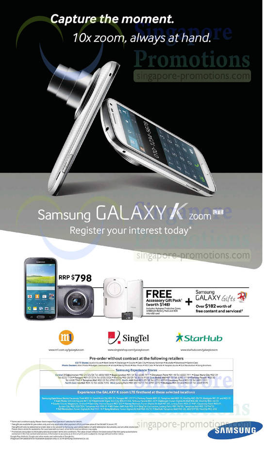 17 May Samung Galaxy K Zoom Registration of Interest, Pre-Order, Demo Sets