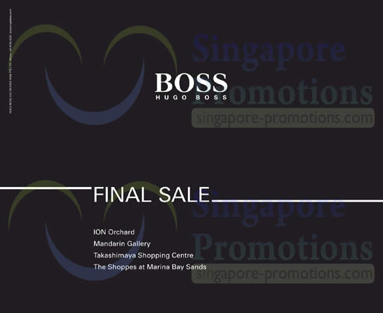 Featured image for Hugo Boss SALE (Final Sale!) 22 May 2014