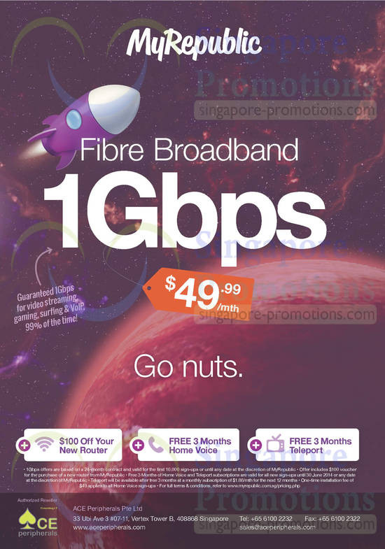 29 May ACE Peripherals MyRepublic Fibre Broadband 1Gbps