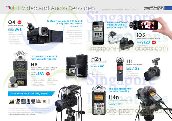 29 May City Music Video, Audio Recorders Q4, H6, H2N, H1, IQ5, H4N