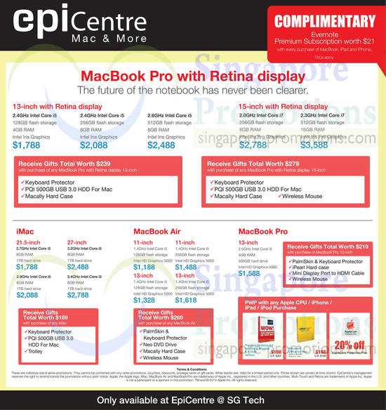 29 May EpiCentre MacBook Pro with Retina Display Notebook, Air, iMac