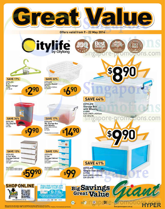 Citylife Bin, Storage Box, Stocker, Storage Cabinet