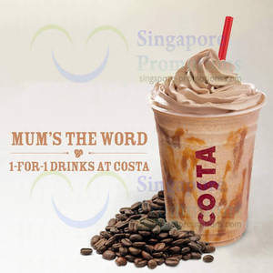 Featured image for Costa Coffee 1 For 1 Coffee Mother’s Day Promo 11 May 2014