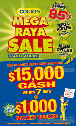 Featured image for (EXPIRED) Courts Mega Raya Sale Offers 24 – 25 May 2014