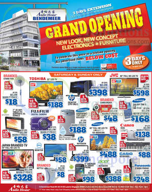 Featured image for (EXPIRED) Audio House Electronics, TV, Notebooks & Appliances Offers @ Bendemeer 16 – 18 May 2014