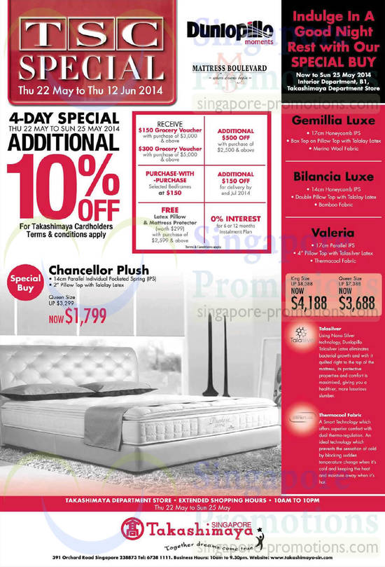 Dunlopillo Mattresses