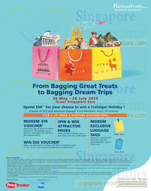 Featured image for (EXPIRED) HarbourFront Centre Great Treats & Dream Trips 30 May – 20 Jul 2014