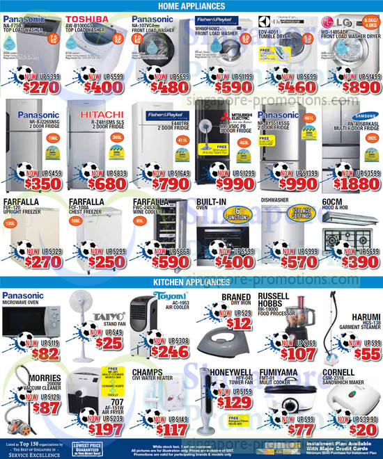 Home Appliances, Kitchen Appliances, Cornell, Honeywell, Harumi, Taiyo, Panasonic, Morries