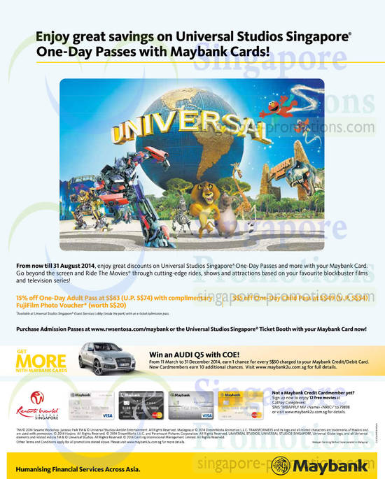 Maybank Universal Studios Singapore 14 May 2014