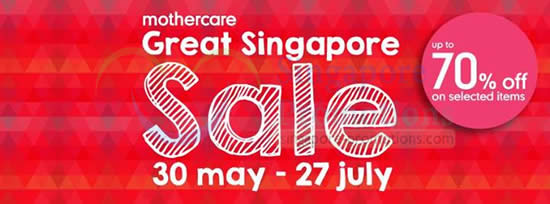Featured image for Mothercare SALE Up To 70% OFF (Further Reductions!) 30 May - 27 Jul 2014