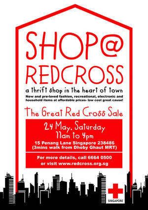 Featured image for (EXPIRED) Red Cross Shop Great Red Cross Sale @ Red Cross House 24 May 2014