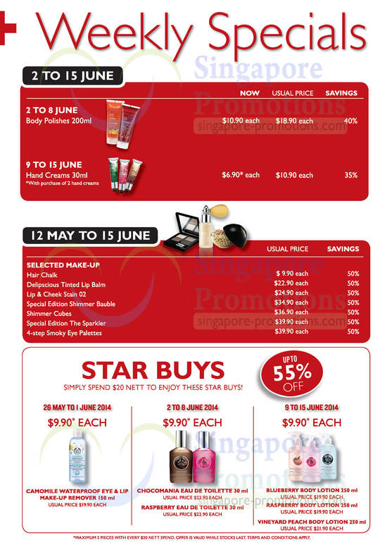 Star Buys Up To 55 Percent Off, Selected Dates