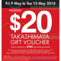 Takashimaya 9 May 2014