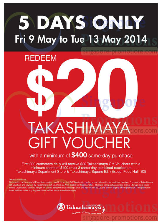 Takashimaya 9 May 2014