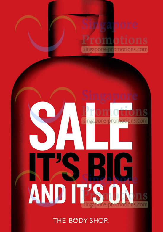 Featured image for The Body Shop SALE Up To 50% OFF 26 May - 15 Jun 2014