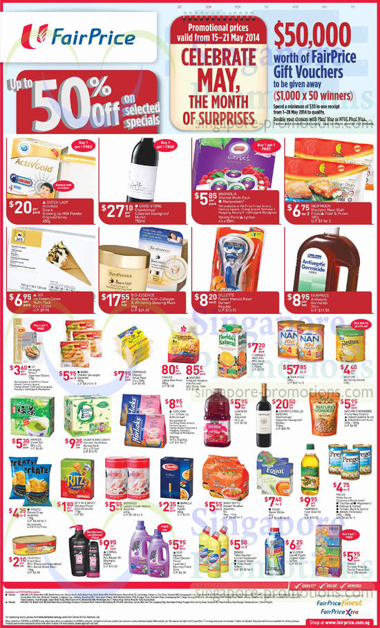 Up To 50 Percent Off on Selected Specials Nan, Nestum, Horlicks