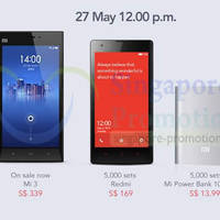 Featured image for (EXPIRED) Xiaomi Redmi, Power Banks & Accessories Restock Sale From 12pm On 28 May 2014