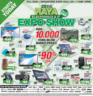 Featured image for Raya Electronics & IT Expo Show @ Singapore Expo 20 – 22 Jun 2014