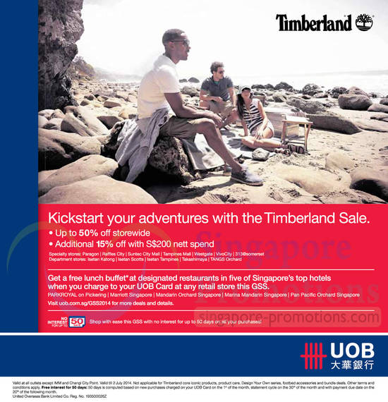 5 Jun UOB Timberland Offers