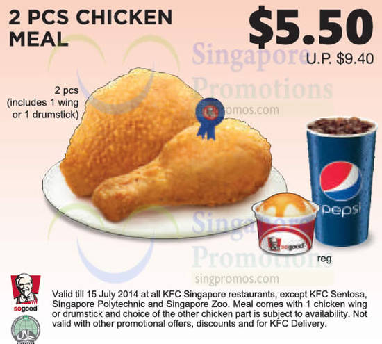 5.50 2pcs Chicken Meal