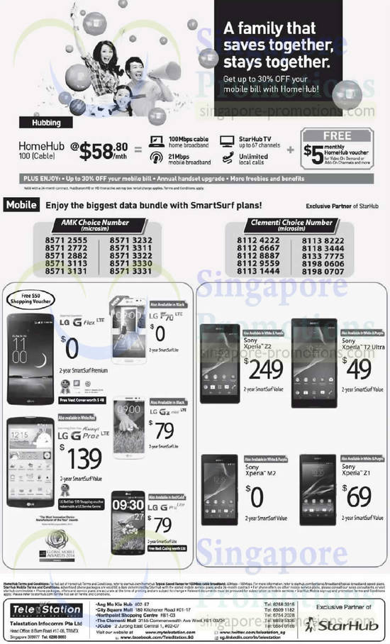 7 Jun Telestation LG G Flex, F 70, G Pro 2, G2 mini, Sony Xperia M2, Z1, T2 Ultra, Z2