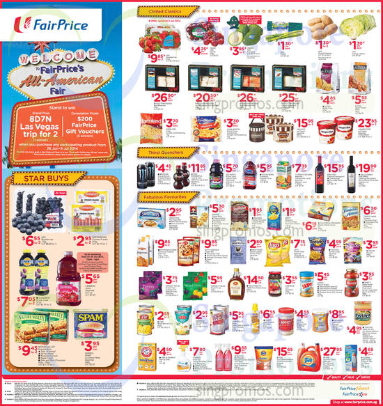 All American Fair Starbuys, Chilled items, Thirst Quenchers, Favourites