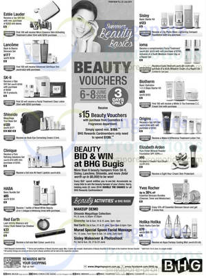 Featured image for (EXPIRED) BHG Free Beauty Voucher Summer Beauty Basics Promo 6 – 8 Jun 2014