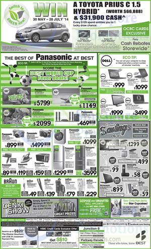 Featured image for (EXPIRED) Best Denki TV, Appliances, Notebooks & Other Electronics Offers 27 – 30 Jun 2014