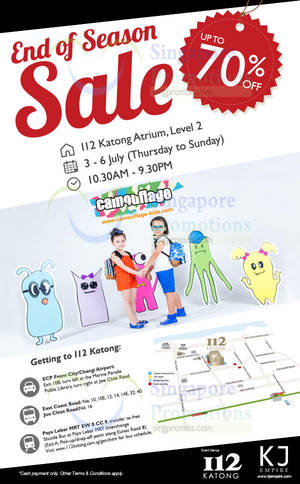 Featured image for Camouflage & Mitju End of Season Sale @ 112 Katong 3 – 6 Jul 2014