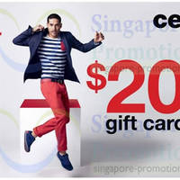 Featured image for (EXPIRED) Celio* Spend $80 & Get FREE $20 Gift Card 13 – 15 Jun 2014