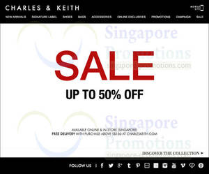 Featured image for (EXPIRED) Charles & Keith End of Season SALE (Further Reductions!) 19 Jun 2014